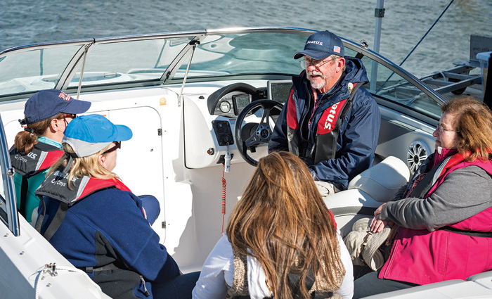 Sailing: crew safety brief