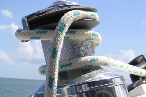 Winches on a sailing vessel