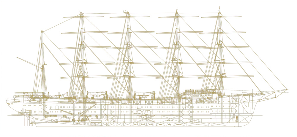 Largest sailing vessel