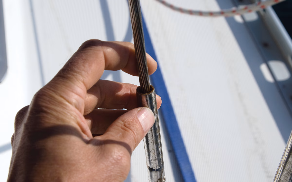 Preparing your Sailboat for the Hard Stand lifting points standing rigging