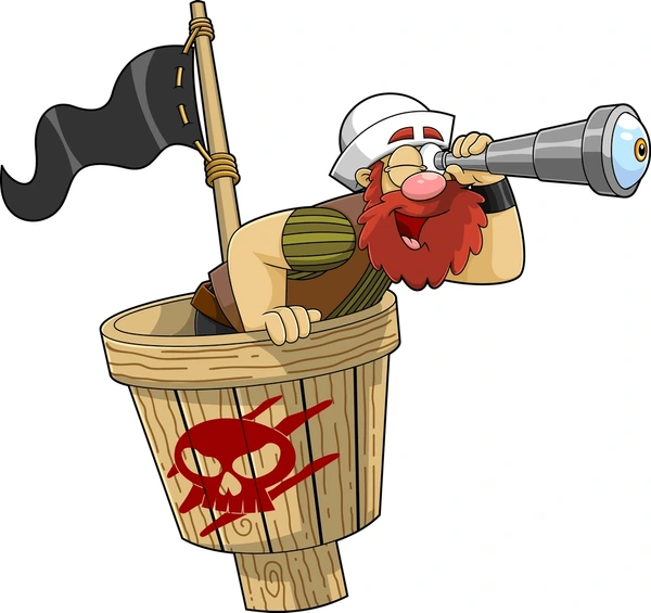 Distance to the horizon - crows nest