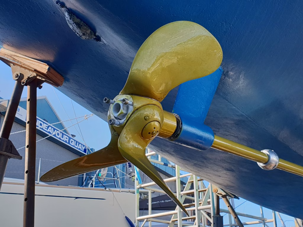 Prop Speed on sailing yachts